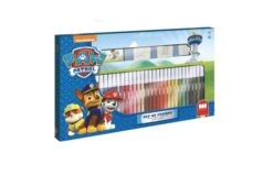 Paw Patrol Kleurset Met Stempel 40dlg