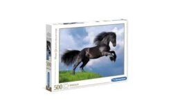 Clementoni Puzzel 500 Friesian Black Horse