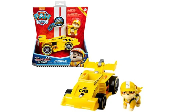Paw Patrol Race Rescue Themed Vehicles Rubble 3 Paw Patrol Race Rescue Themed Vehicles Rubble