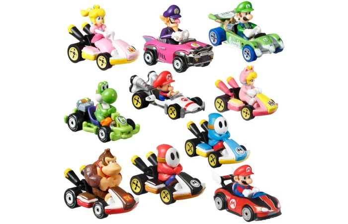 Hot Wheels Super Mario Kart Voertuigen 3 Hot Wheels Super Mario Kart Voertuigen