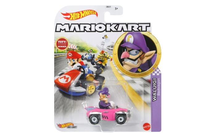Hot Wheels Super Mario Kart Voertuigen 4 Hot Wheels Super Mario Kart Voertuigen - Afbeelding 2