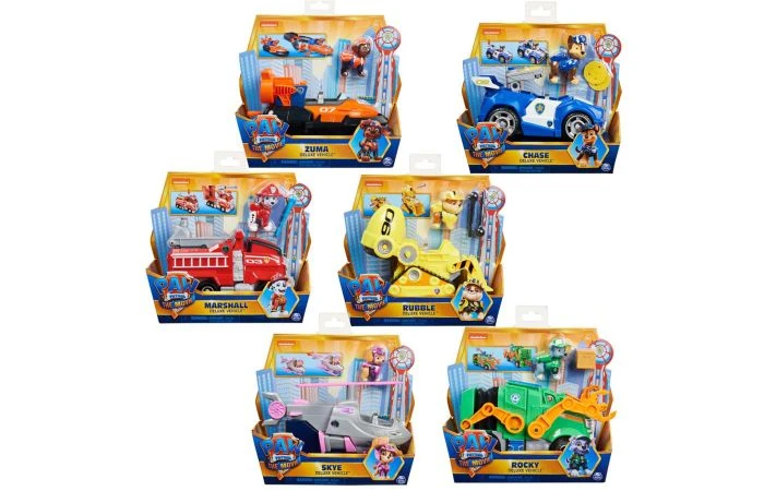 Paw Patrol The Movie Deluxe Basic Vehicles Ass 3 Paw Patrol The Movie Deluxe Basic Vehicles Ass