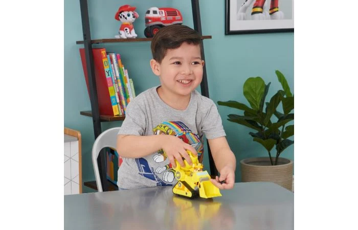 Paw Patrol The Movie Deluxe Basis Vehicle Rubble 8 Paw Patrol The Movie Deluxe Basis Vehicle Rubble - Afbeelding 6