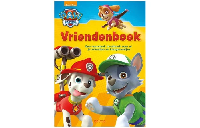 Deltas Paw Patrol Vriendenboek 3 Deltas Paw Patrol Vriendenboek
