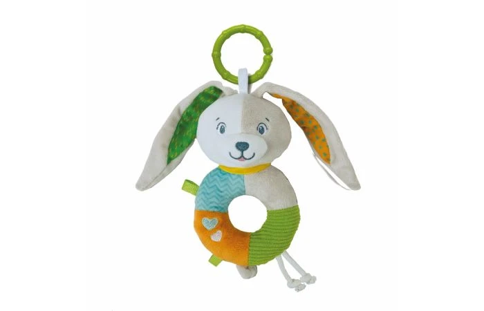 Clementoni Baby Zachte Bijtring Konijn 4 Clementoni Baby Zachte Bijtring Konijn - Afbeelding 2