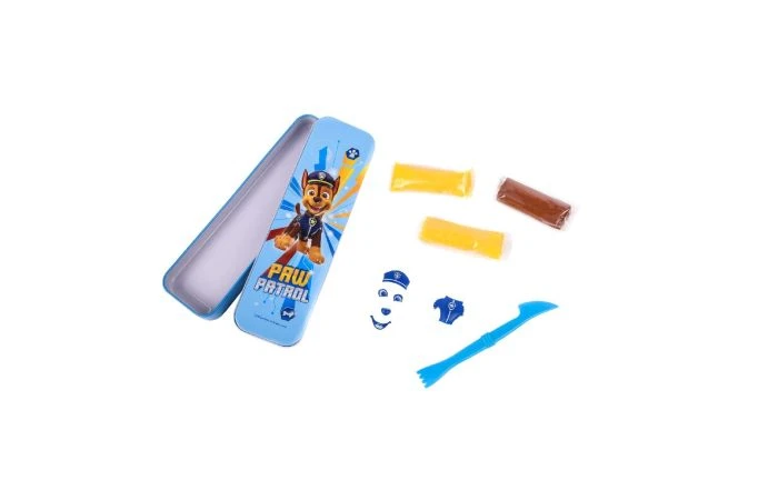 Paw Patrol Okidoki Dough 3d Tin Case + Accesoires 4 Paw Patrol Okidoki Dough 3d Tin Case + Accesoires - Afbeelding 2