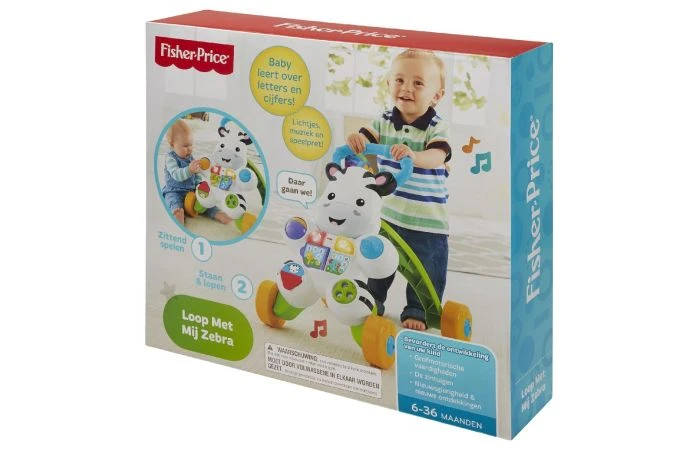Fisher Price Loop Met Mij Zebra 6 Fisher Price Loop Met Mij Zebra - Afbeelding 5